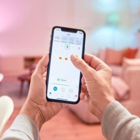 Bec LED inteligent WiZ Connected Whites, Wi-Fi, GU10, 4.9W (50W), 3...