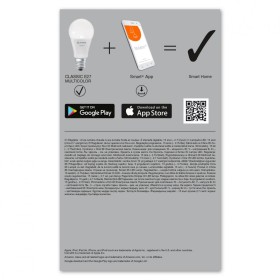 3 Becuri LED RGB inteligent Ledvance SMART+ WiFi Classic Multicolou...