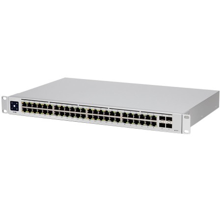 USW-48-PoE is 48-Port managed PoE switch with (48) Gigabit Ethernet...