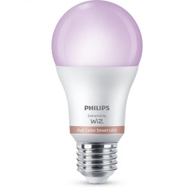 3 Becuri LED RGB inteligente Philips Bulb A60, Wi-Fi, E27, 8.8W (60...