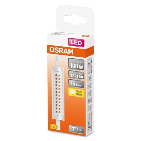 Bec LED Osram SLIM LINE, R7s, 12W (100W), 1521 lm, lumina calda (27...