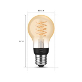 Bec LED inteligent vintage (decorativ) Philips Hue Filament Bulb A6...