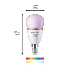 Bec LED RGB inteligent Philips Bulb P45, Wi-Fi, Bluetooth, E14, 4.9...