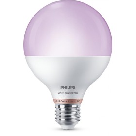Bec LED RGB inteligent Philips Glob G95, Wi-Fi, Bluetooth, E27, 11W...