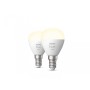 2 Becuri LED inteligente Philips Hue P45, Bluetooth, E14, 5.7W (60W...