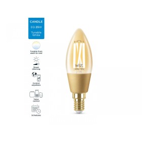 Bec LED inteligent vintage (decorativ) WiZ Connected Filament Gold ...